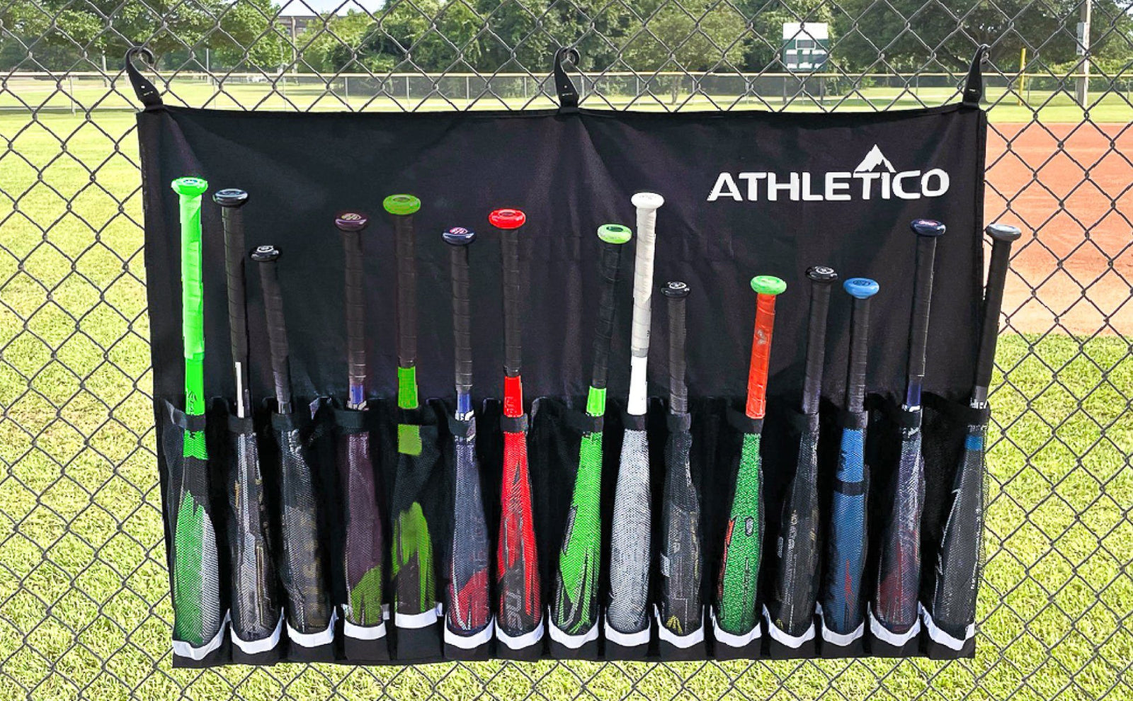 Athletico Baseball 15-Bat Storage Dugout Organizer