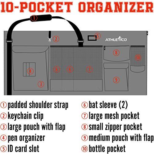 Athletico Baseball Bucket Cover Organizer - Athletico