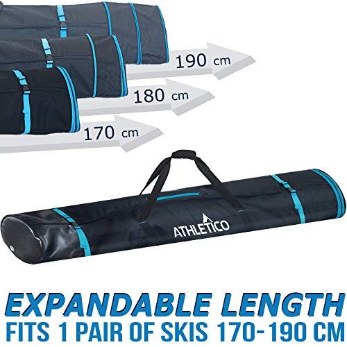 Athletico Dynamic Adjustable Length Ski Bag - Athletico