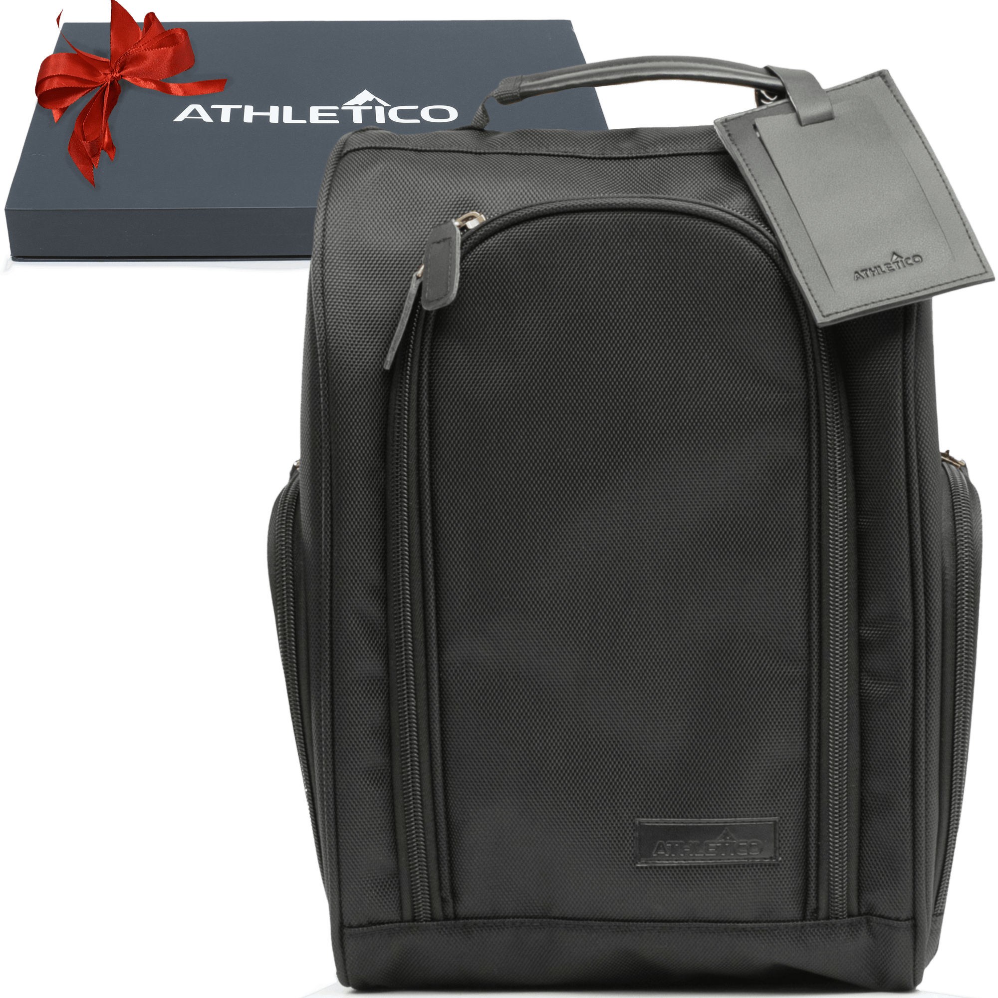 Athletico Executive Golf Shoe Bag with Luggage Tag - Athletico