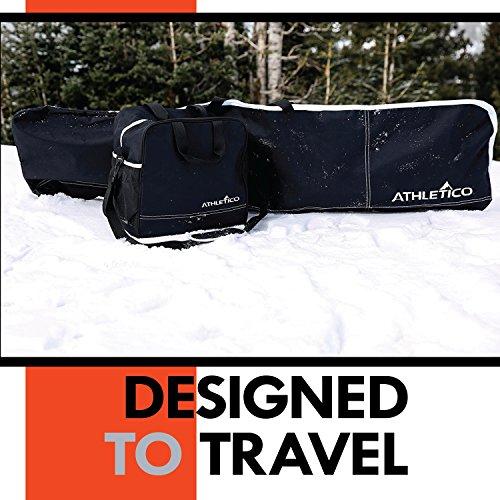 Athletico Padded Two-Piece Snowboard and Boot Bag Combo - Athletico