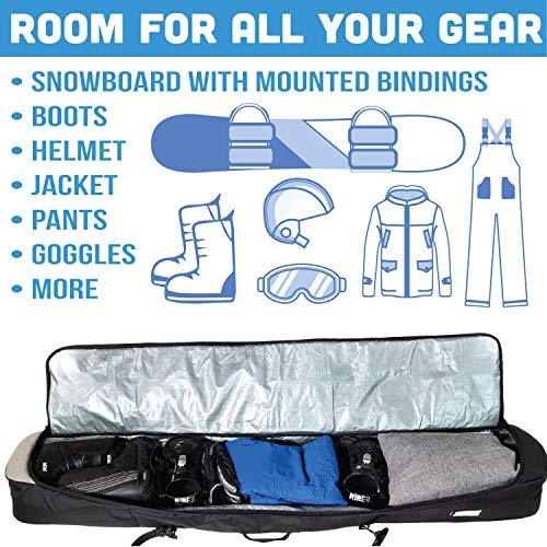 Athletico Peak Padded Snowboard Bag (157cm) - Athletico