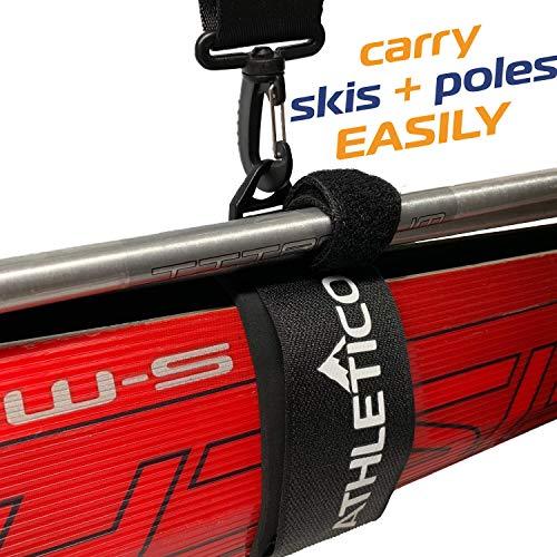 Athletico Ski Carrier Strap & Pole Carrier - Athletico