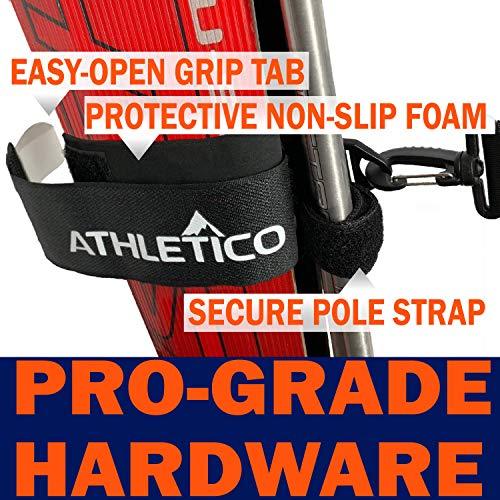 Athletico Ski Carrier Strap & Pole Carrier - Athletico