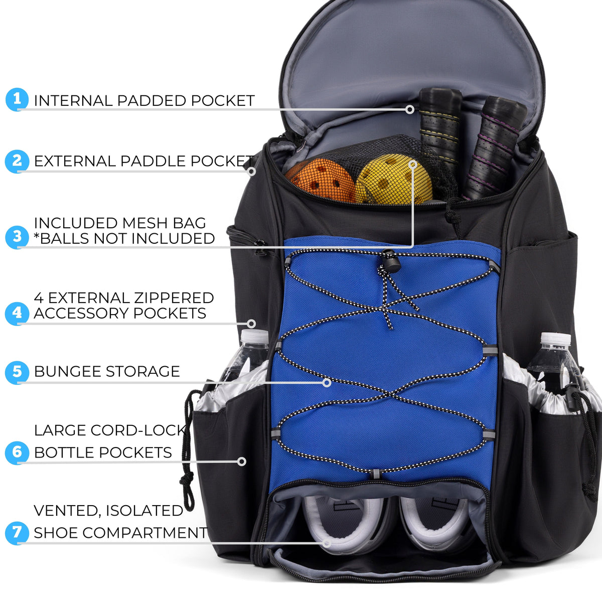 Athletico 42L Pro Pickler Pickleball Backpack 