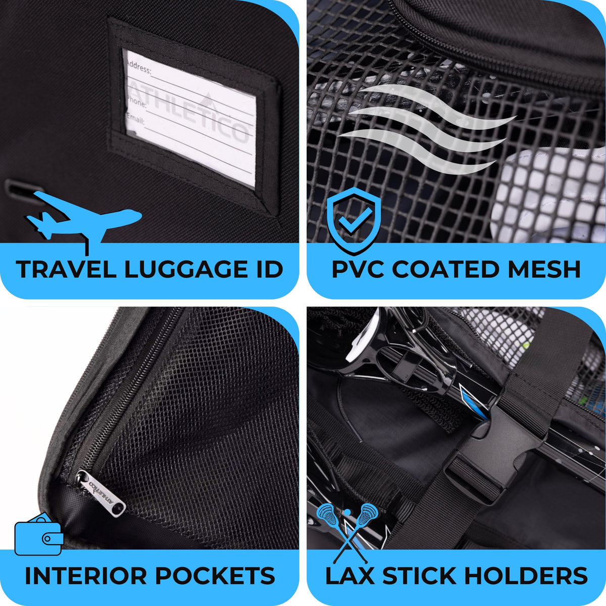 Athletico Field Lacrosse Duffle 