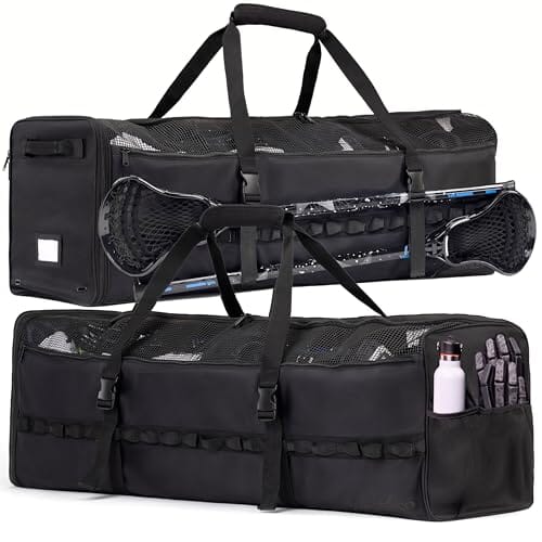Athletico Lacrosse Duffle (Black) (Black) 
