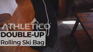 Athletico Rolling Double Ski Bag