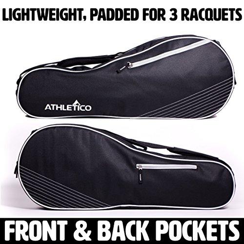 Athletico 3 Racquet Tennis Bag - Athletico