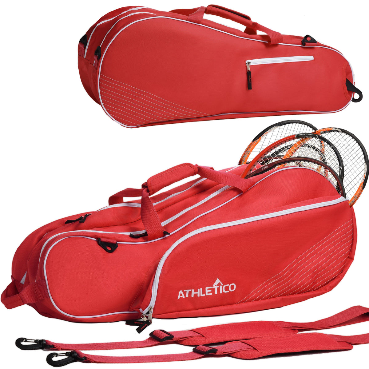 Athletico 6 Racquet Tennis Bag - Athletico