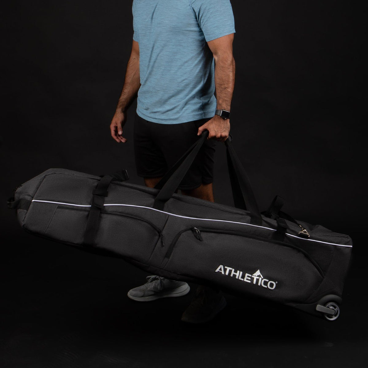 Athletico Ace Wheeled Golf Padded Travel Bag 