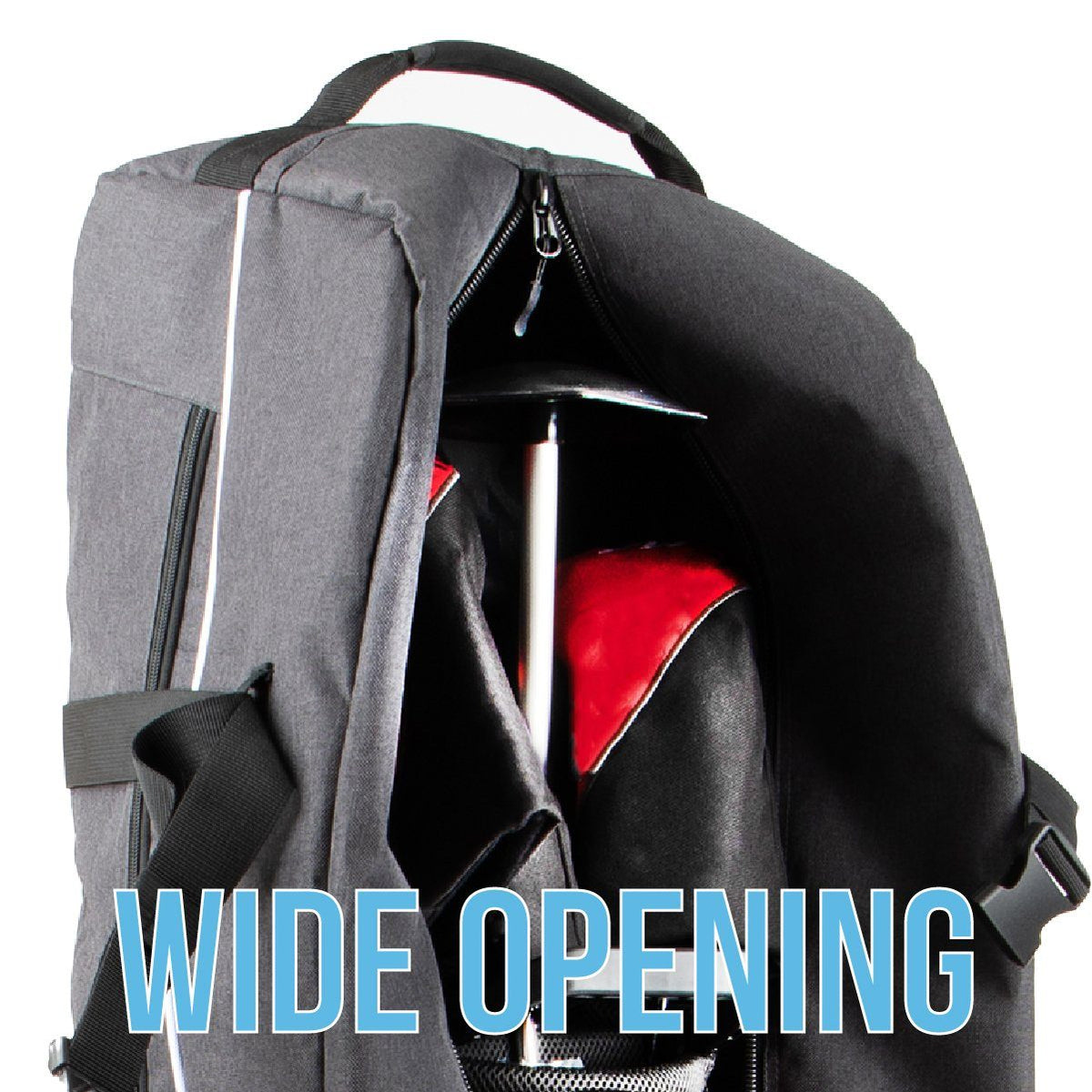 Athletico Ace Wheeled Golf Padded Travel Bag 