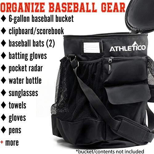 Athletico Baseball Bucket Cover Organizer - Athletico