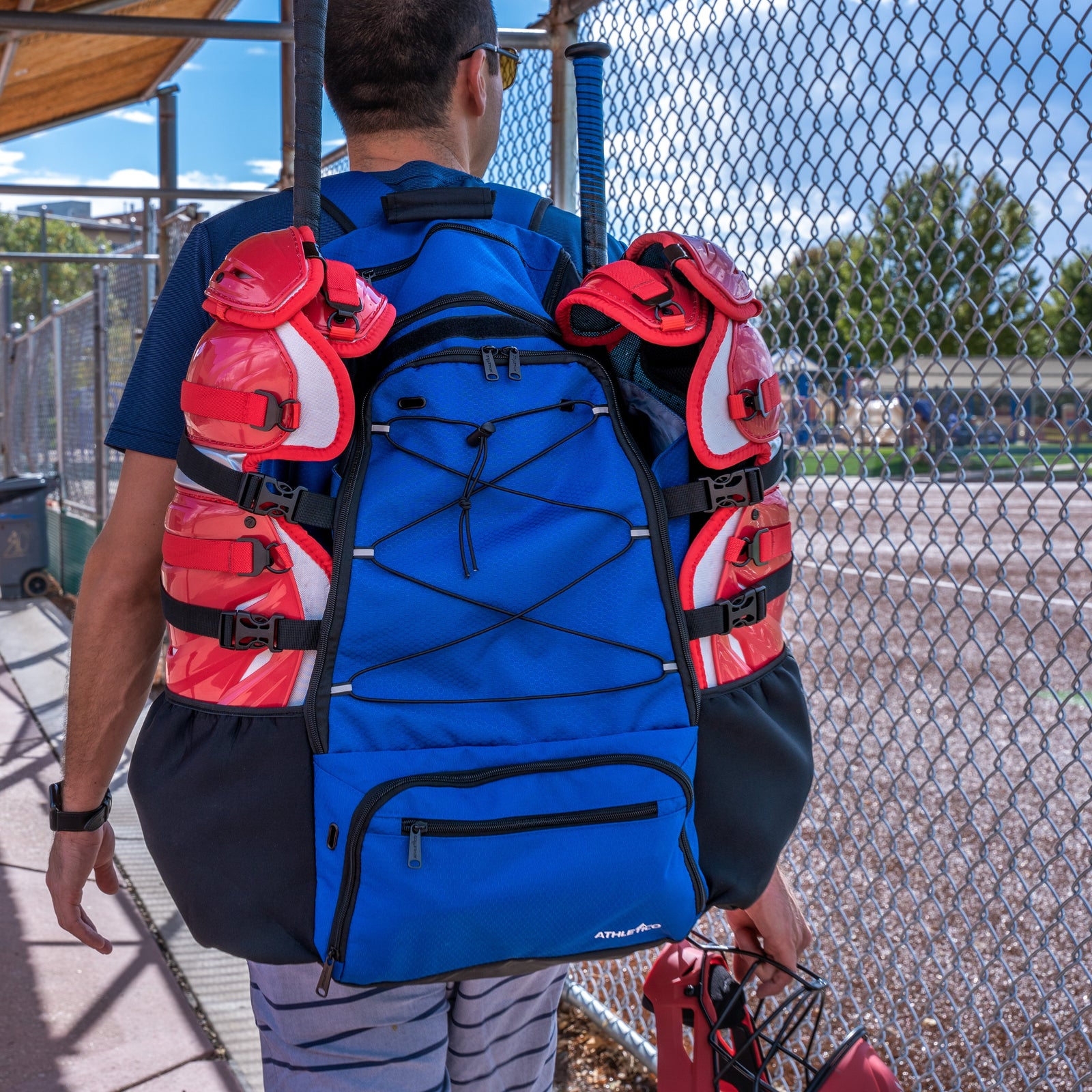 Athletico Dominator Baseball Catcher Backpack 