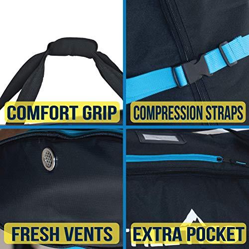 Athletico Dynamic Adjustable Length Ski Bag - Athletico