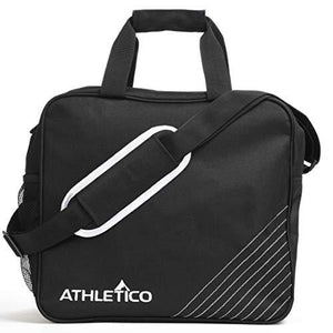 Athletico Essential Bowling Bag - Single Ball Bowling Tote Bag with Padded Bowling Ball Holder (Black)