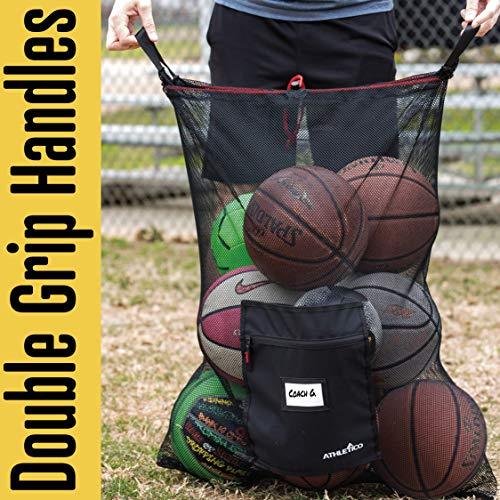 MIKASA Mesh Drawstring Ball Bag - Medium, Large, Extra Large Size For Sports Storage