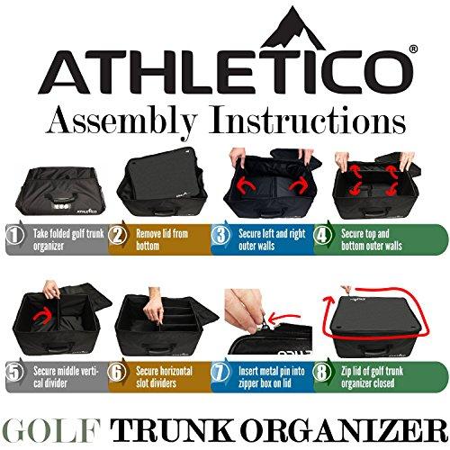 Athletico Golf Trunk Organizer Storage Car Golf