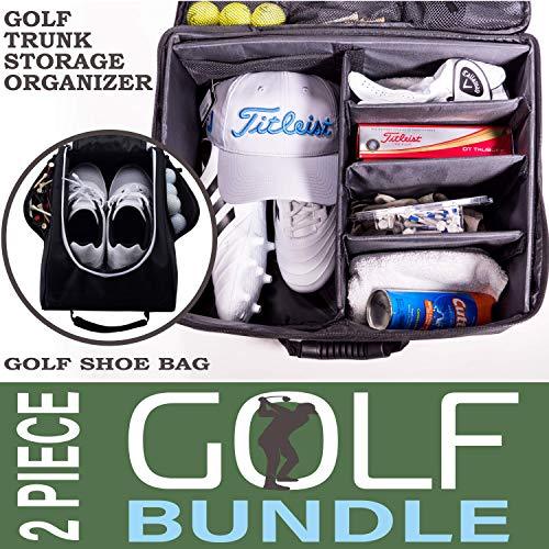 Athletico Golf Trunk Organizer + Shoe Bag - Athletico
