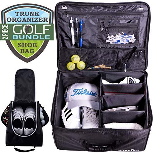 Athletico Golf Trunk Organizer + Shoe Bag - Athletico