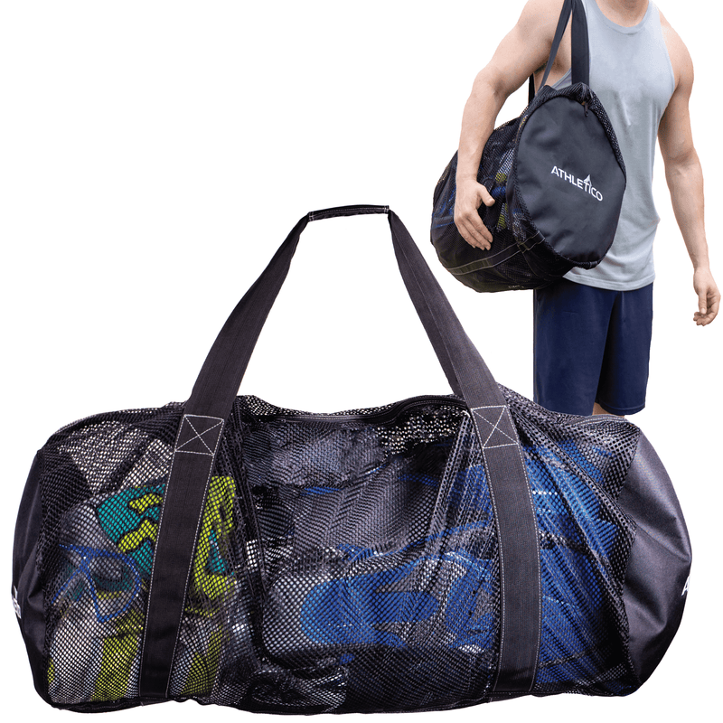 Athletico Mesh Dive Duffel Bag for Scuba or Snorkeling Athletico