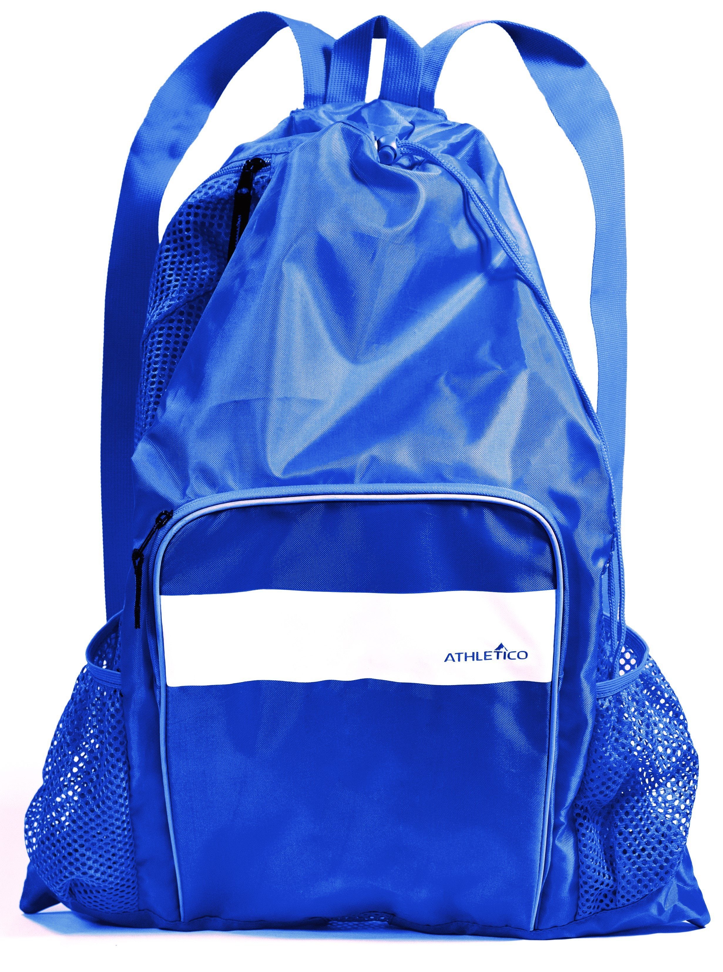 Athletico Drawstring Soccer Bag Blue