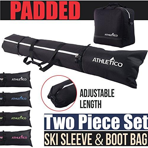 Athletico Padded Two-Piece Ski and Boot Bag Combo - Athletico