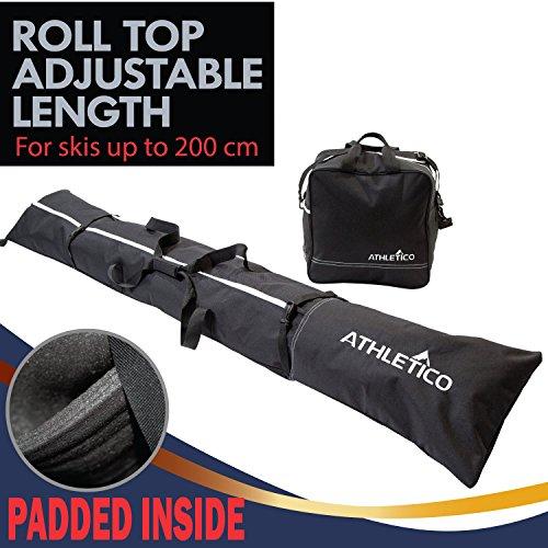 Athletico Padded Two-Piece Ski and Boot Bag Combo - Athletico