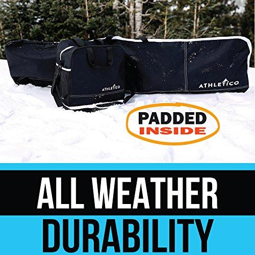 Athletico Padded Two-Piece Snowboard and Boot Bag Combo - Athletico
