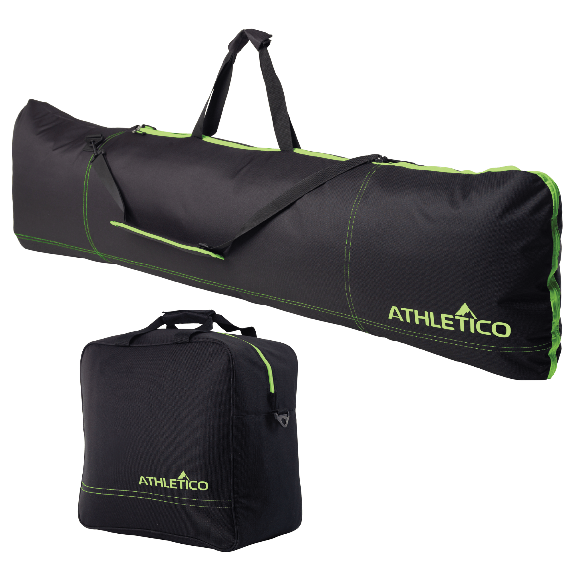 Athletico Padded Two-Piece Snowboard and Boot Bag Combo