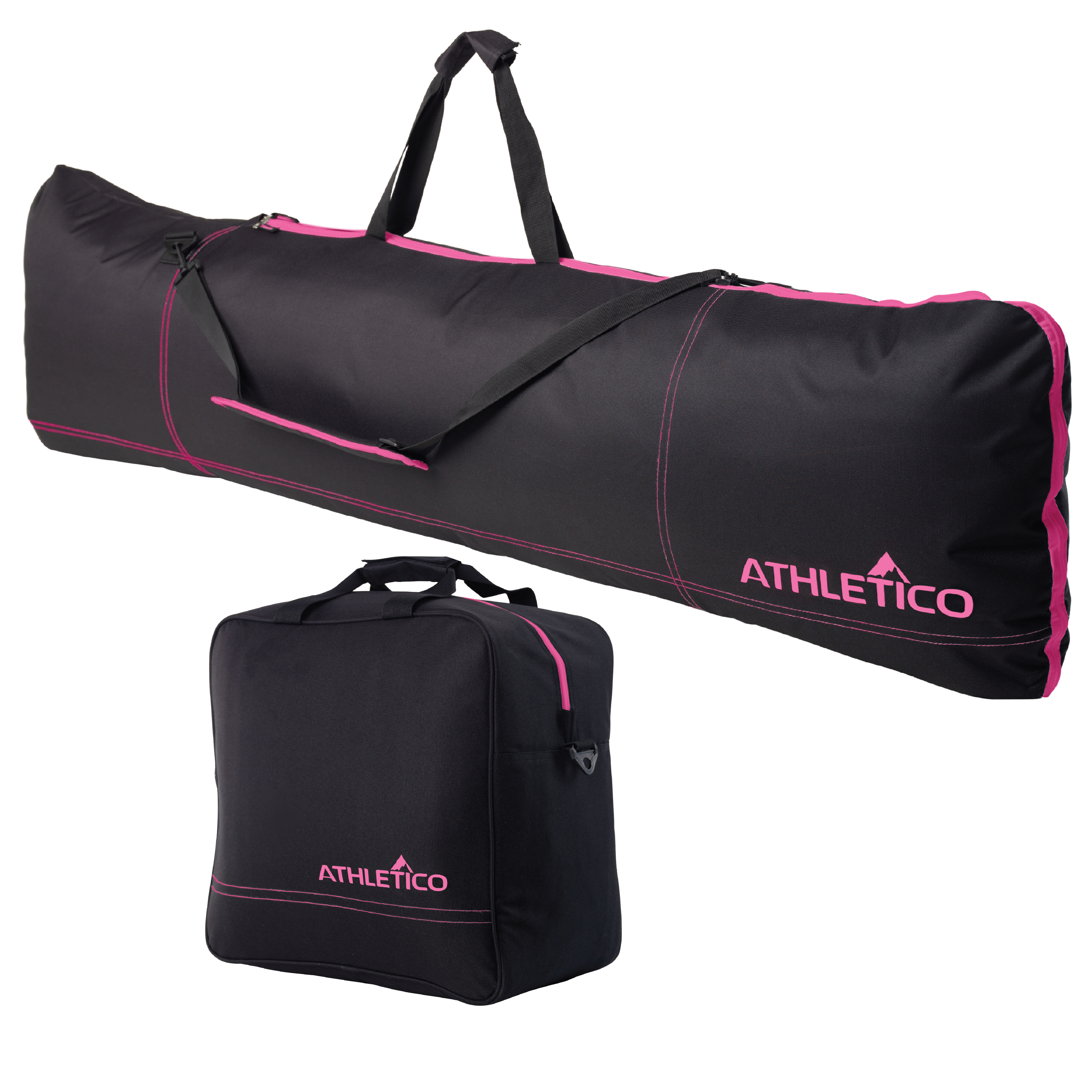 Athletico Padded Two-Piece Snowboard and Boot Bag Combo Size 13 Black