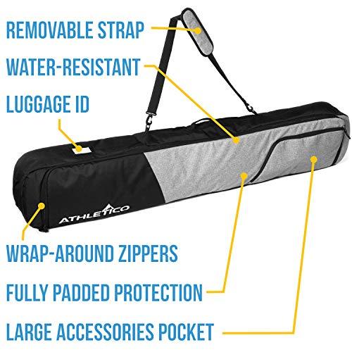Athletico Peak Padded Snowboard Bag (157cm) - Athletico