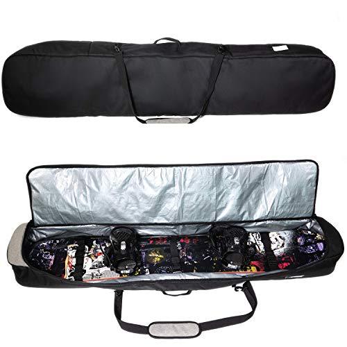 anex snowboard bag with padded backpack straps ski travel 165cm Athletico Peak Padded Snowboard Bag (157cm)