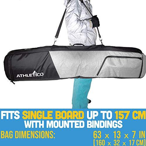 Athletico Peak Padded Snowboard Bag (157cm) - Athletico