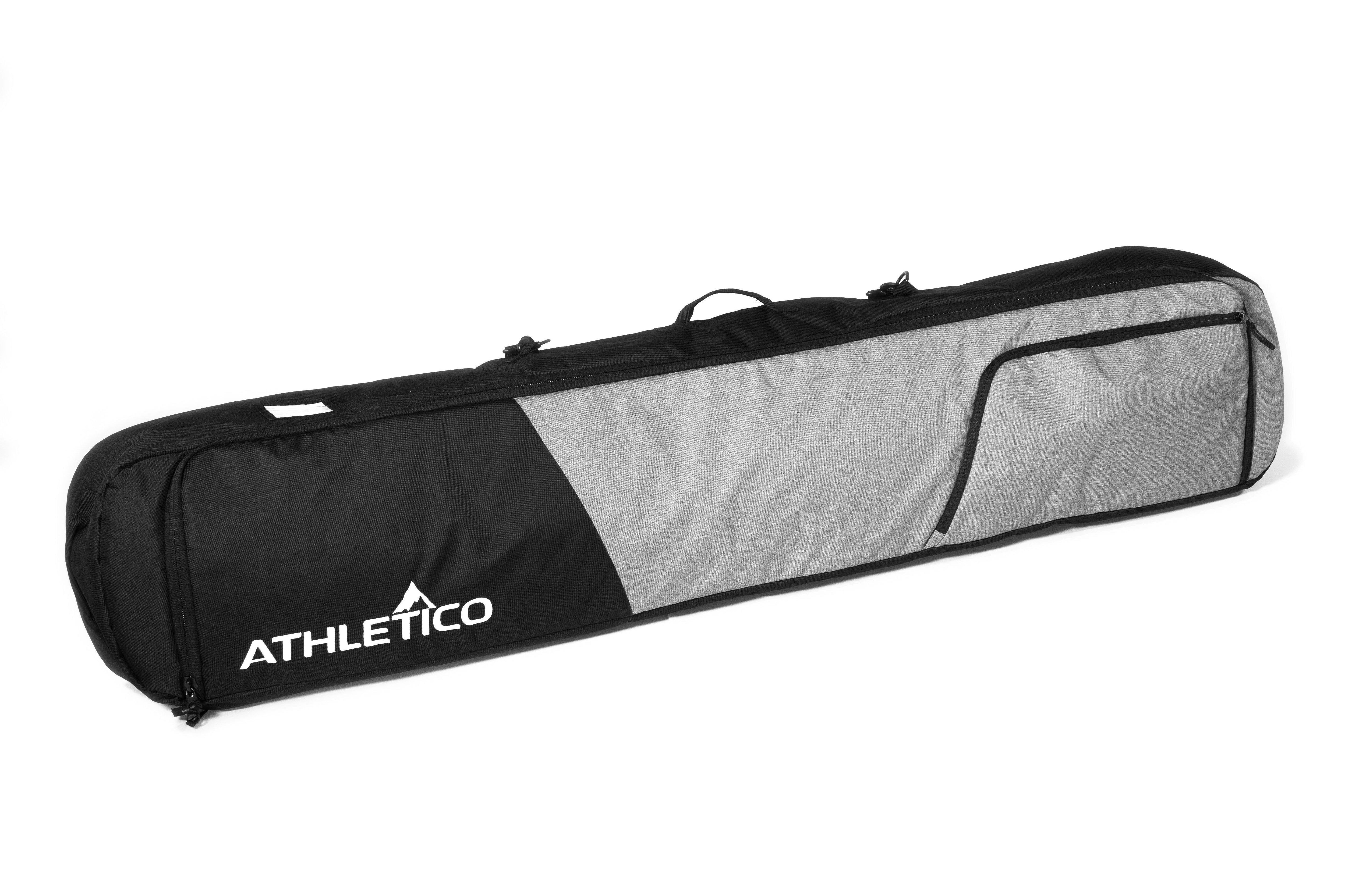anex snowboard bag with padded backpack straps ski travel 165cm Athletico Peak Padded Snowboard Bag (157cm) Gray / 157 cm