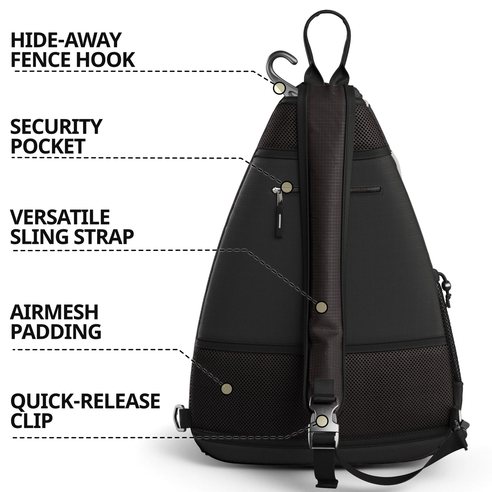 Athletico Pickleball Sling Bag 