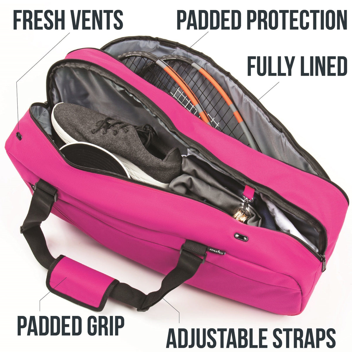 Athletico Racquetball/Tennis Bag 