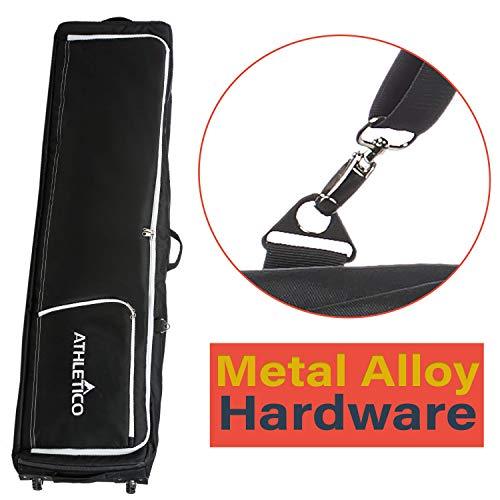 Athletico Rolling Double Ski Bag - Athletico