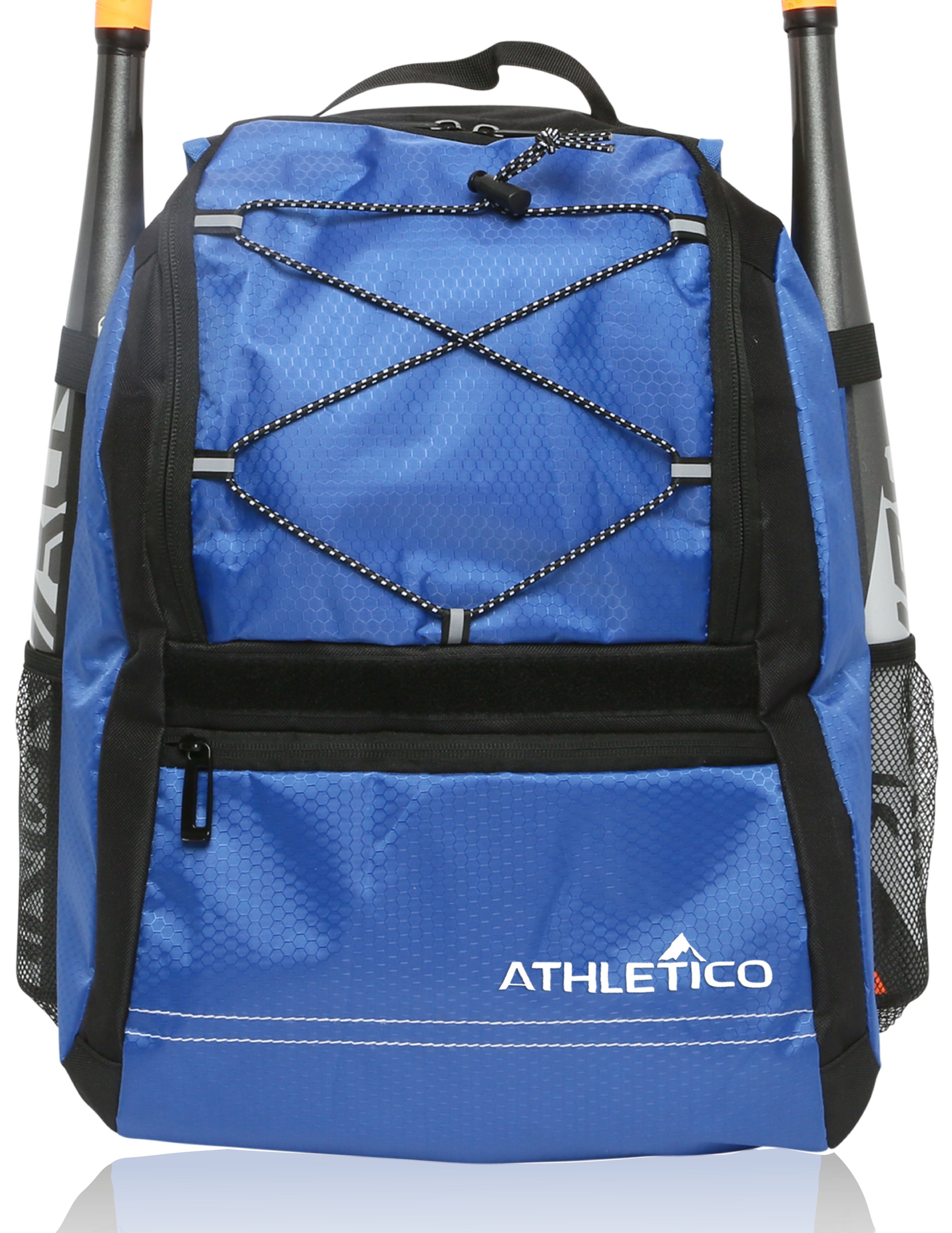 Athletico Baseball Bat Bag - Backpack for Baseball, T-Ball & Softball –