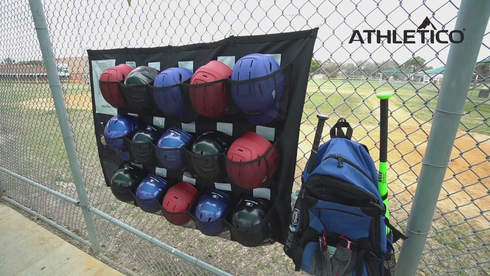 Athletico 15 Player Baseball Dugout Organizer