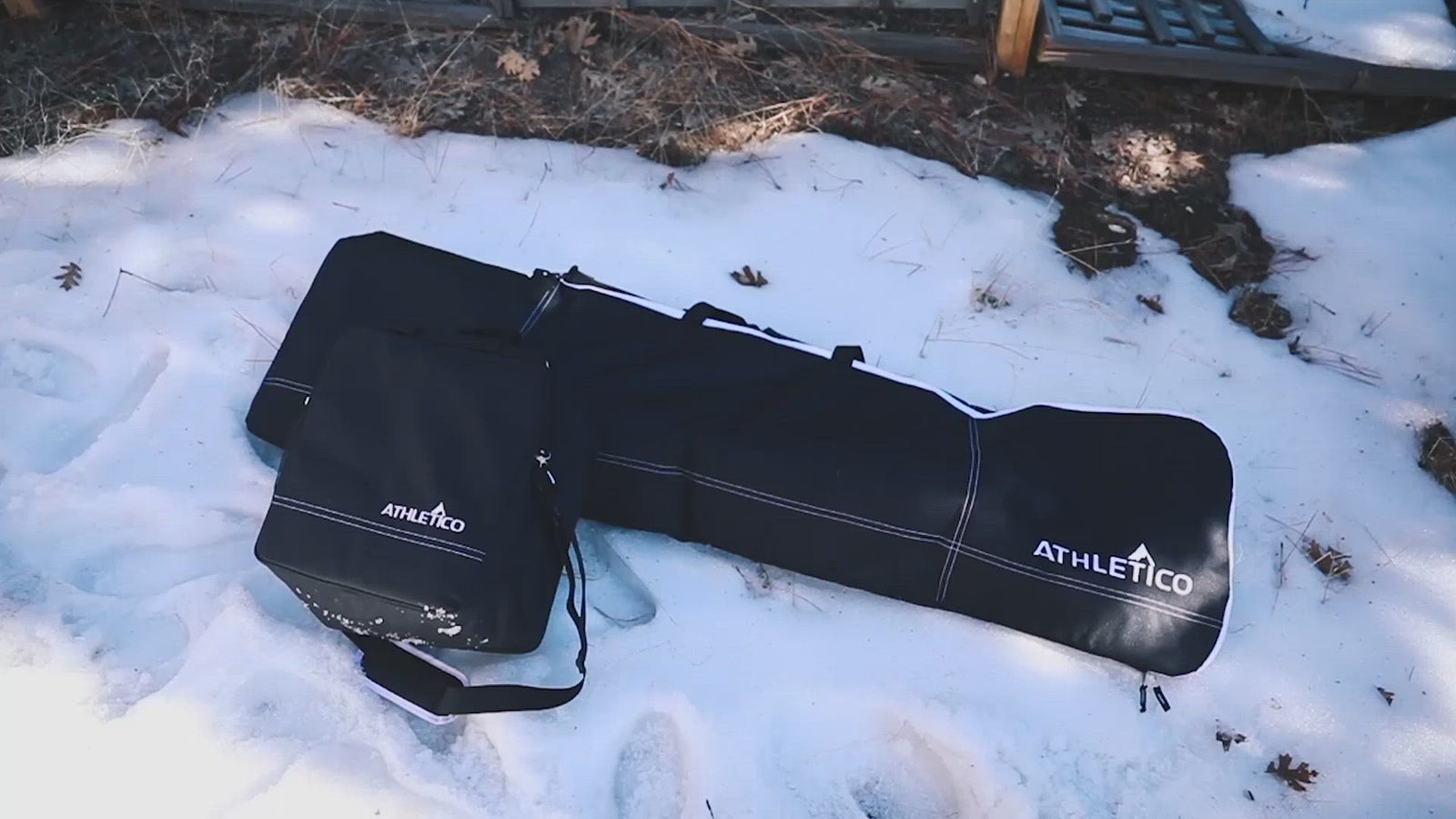Athletico Two-Piece Snowboard and Boot Bag Combo